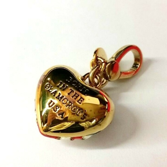 Juicy Couture AMERICANA HEART Charm RARE NIB - Picture 4 of 4